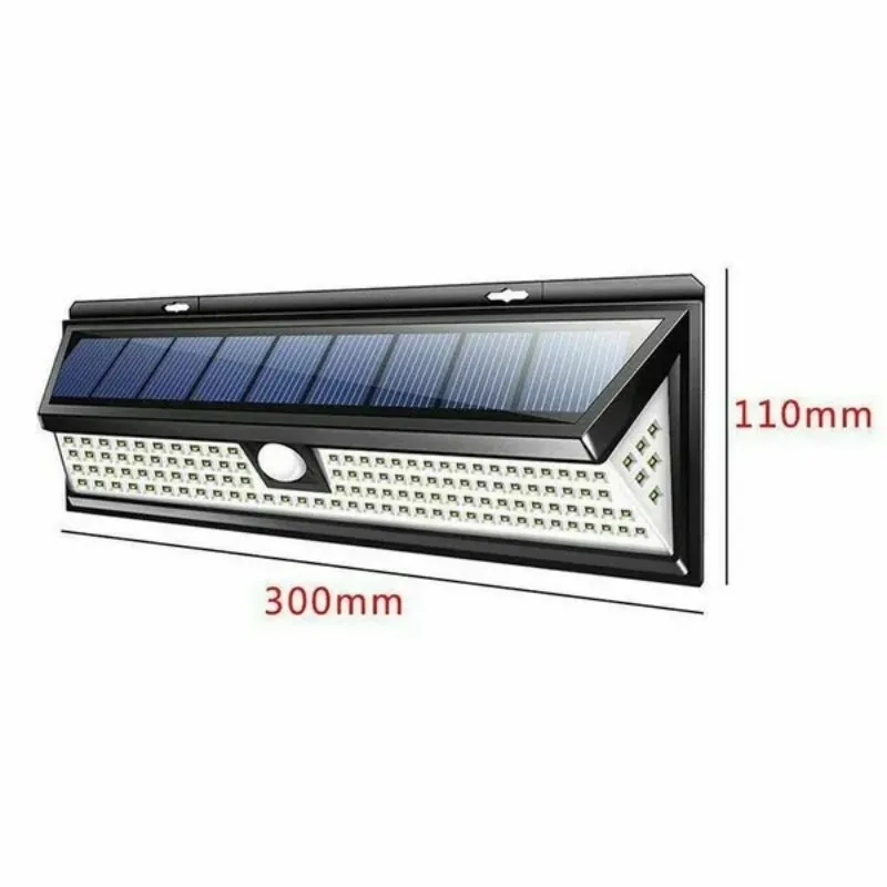 Solar Lights 118LED Wall Solar Light Outdoor Security Lighting Nightlight Waterproof IP65 Motion Sensor Detector Lamp Garden